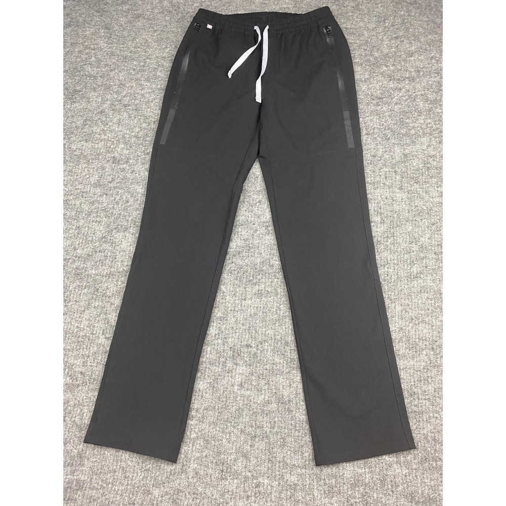 Figs Scrub Pants Mens Extra Small Black Elastic Waist Natib Medical Nurse - Picture 1 of 9